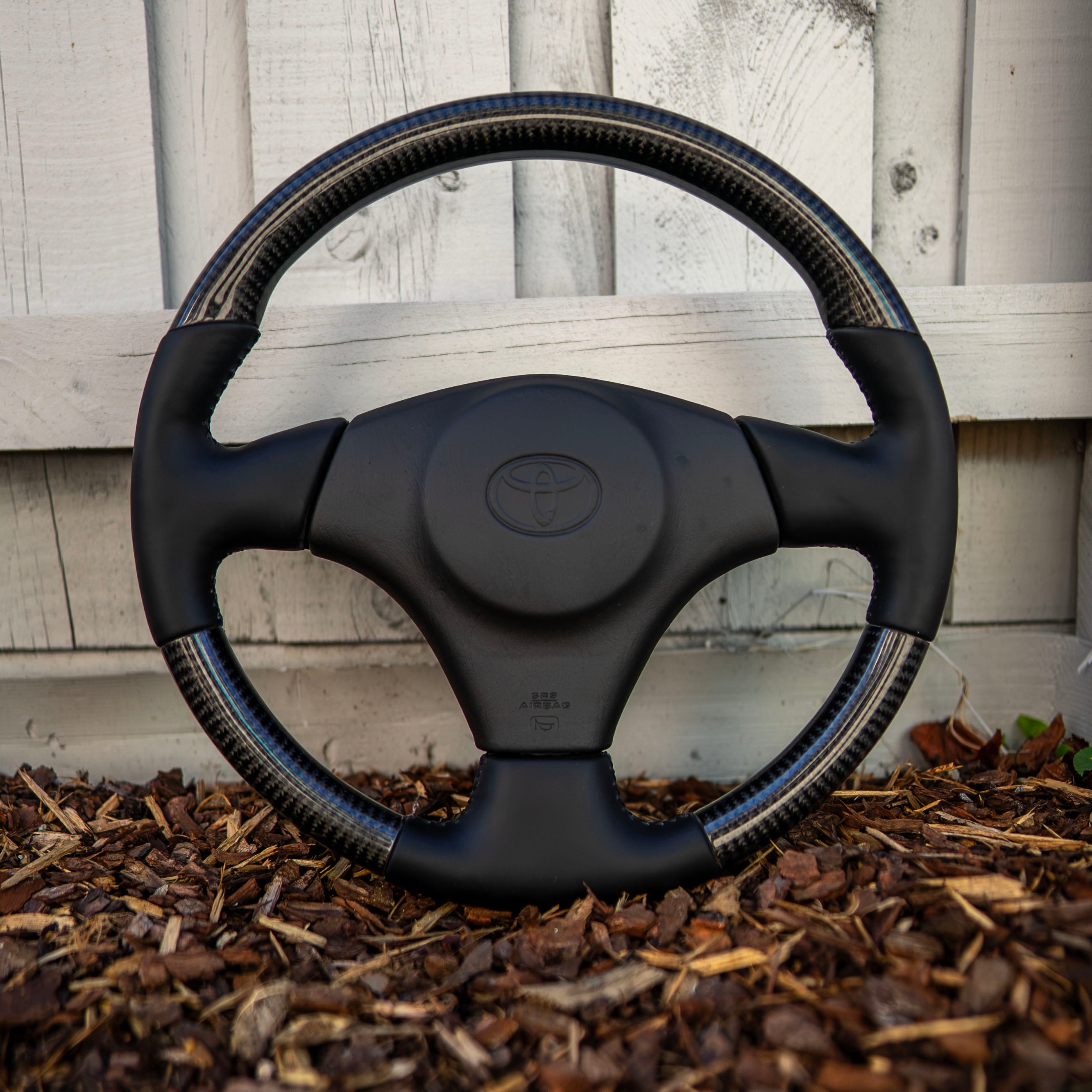 Toyota JZX100 OEM S2 Steering Wheel Carbon
