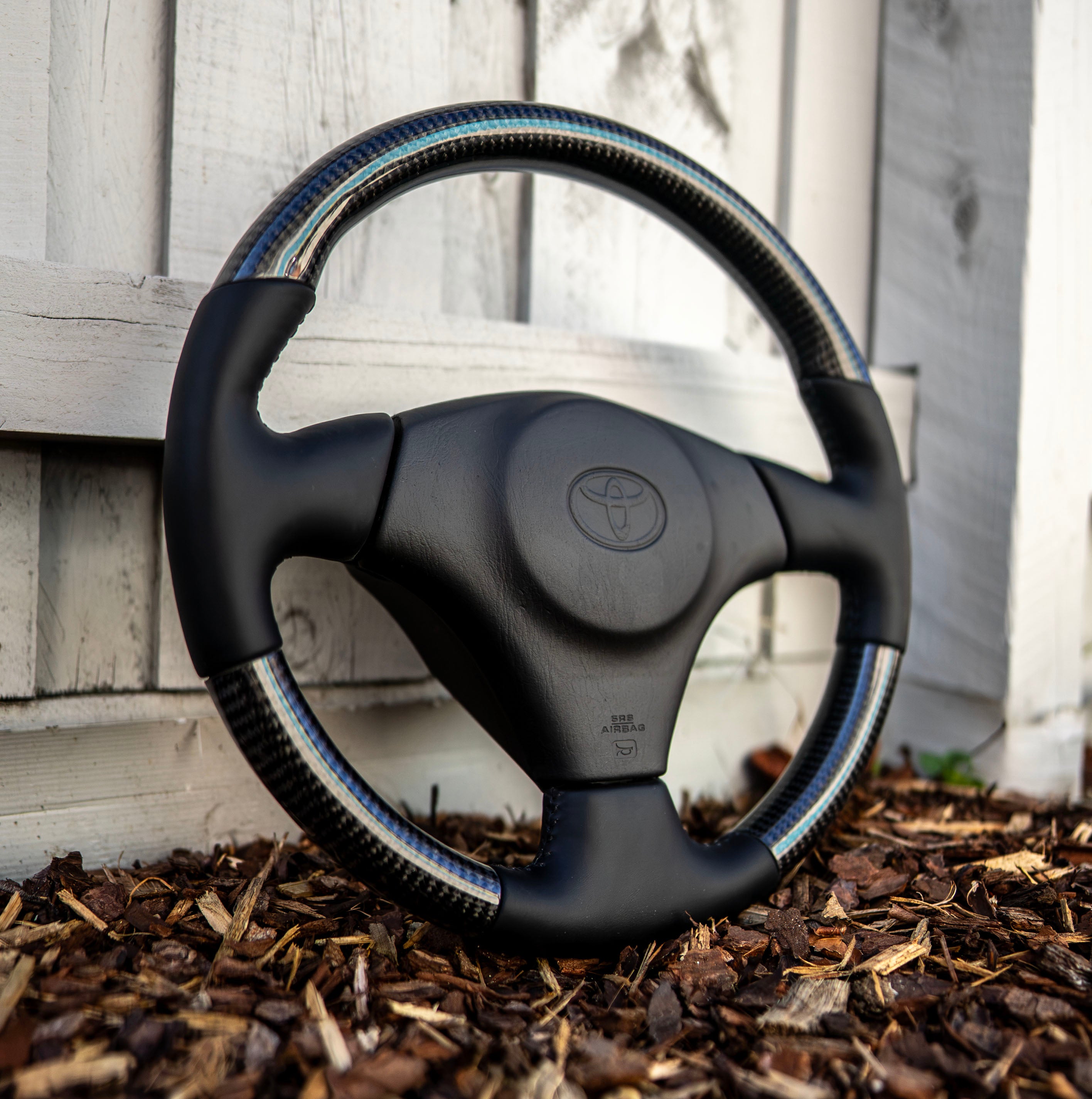 Toyota JZX100 OEM S2 Steering Wheel Carbon